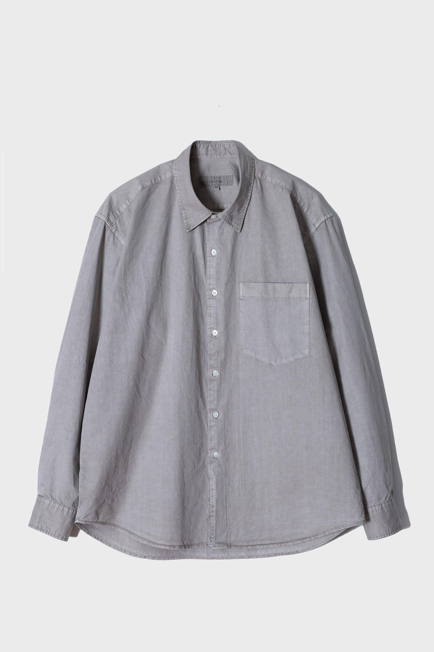 Garment dyed box shirt (japanese processed, 5 colors)