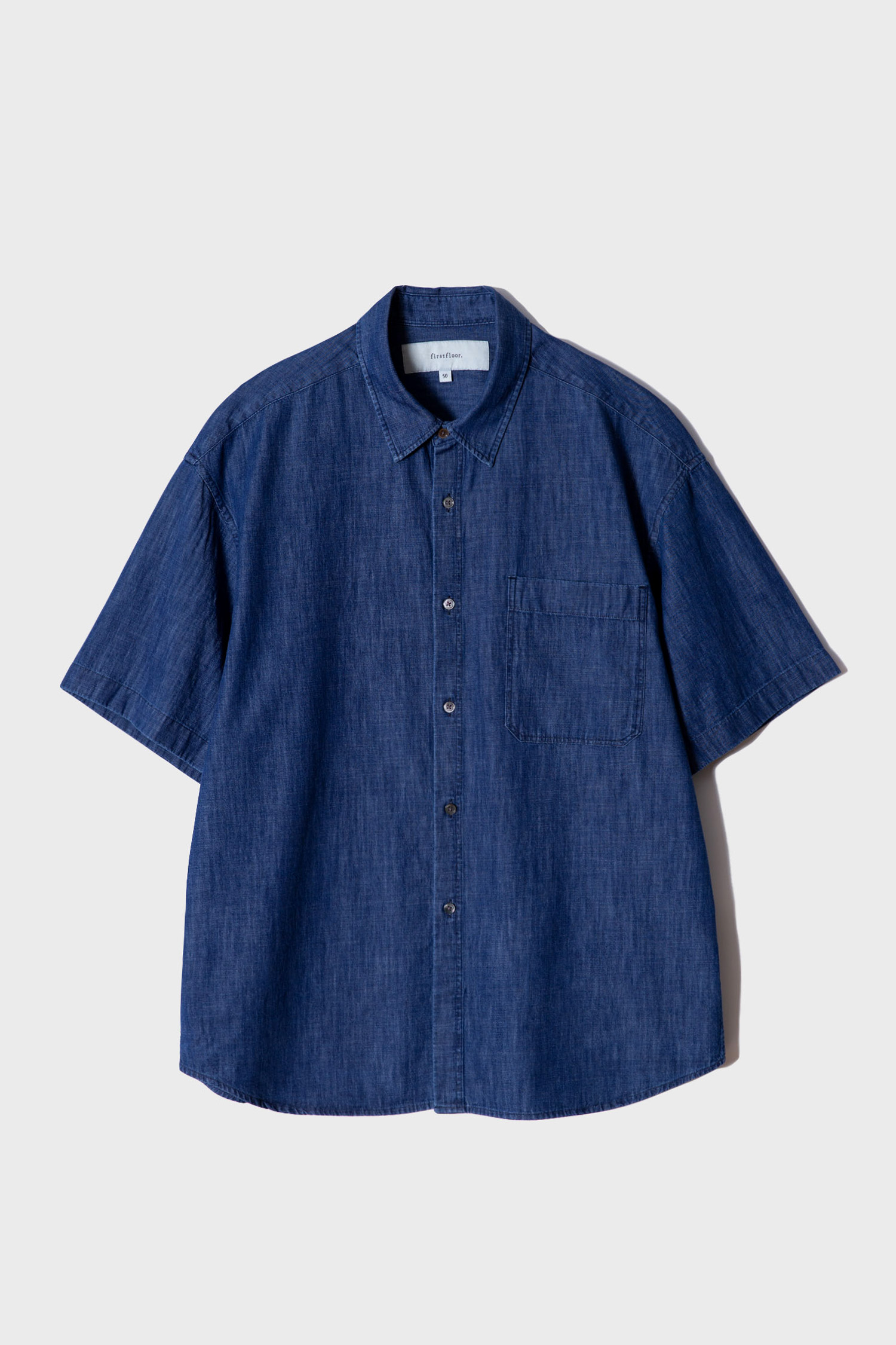 Denim summer shirt (2 colors, japan KUROKI)